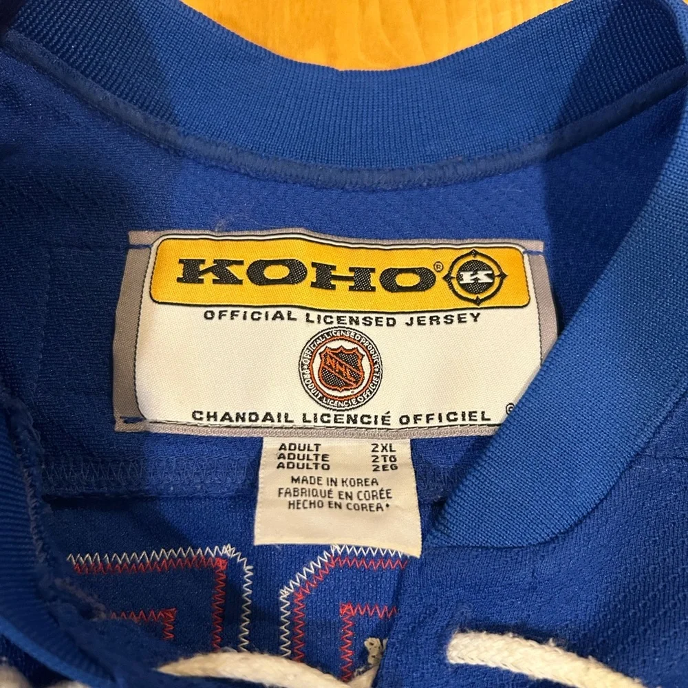 Vintage Eric Lindros NY Rangers KOHO Jersey - Picture 4 of 8